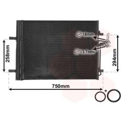 Kondensatorius, oro kondicionierius VAN WEZEL 18005427