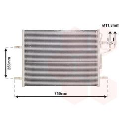 Kondensatorius, oro kondicionierius VAN WEZEL 18005483