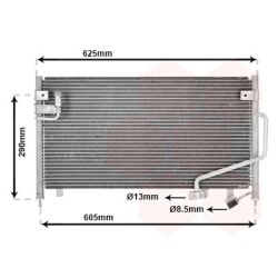 Kondensatorius, oro kondicionierius VAN WEZEL 27005120