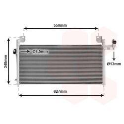 Kondensatorius, oro kondicionierius VAN WEZEL 27005141
