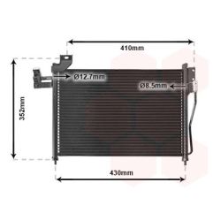 Kondensatorius, oro kondicionierius VAN WEZEL 27005155