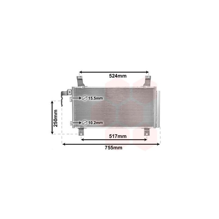 Kondensatorius, oro kondicionierius VAN WEZEL 27005157