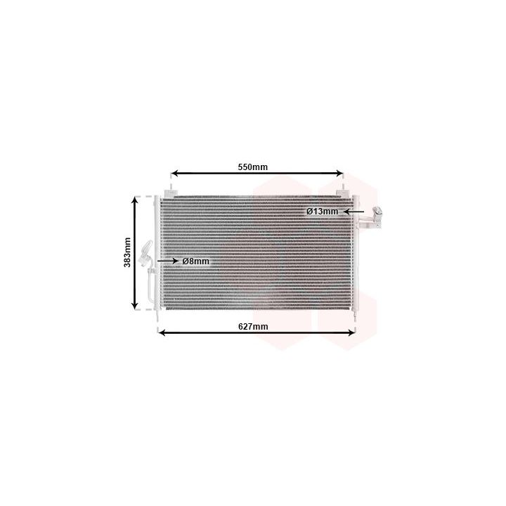 Kondensatorius, oro kondicionierius VAN WEZEL 27005159
