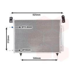 Kondensatorius, oro kondicionierius VAN WEZEL 27005196