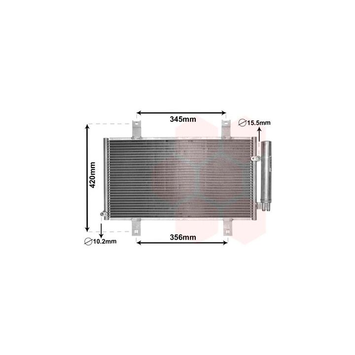 Kondensatorius, oro kondicionierius VAN WEZEL 27005209