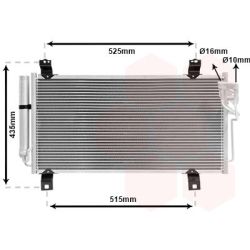 Kondensatorius, oro kondicionierius VAN WEZEL 27005231