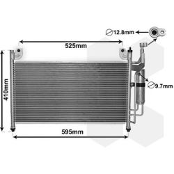 Kondensatorius, oro kondicionierius VAN WEZEL 27005236