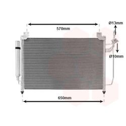 Kondensatorius, oro kondicionierius VAN WEZEL 27005240