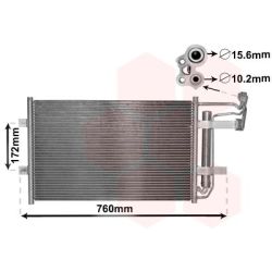 Kondensatorius, oro kondicionierius VAN WEZEL 27005252