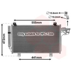 Kondensatorius, oro kondicionierius VAN WEZEL 27005260