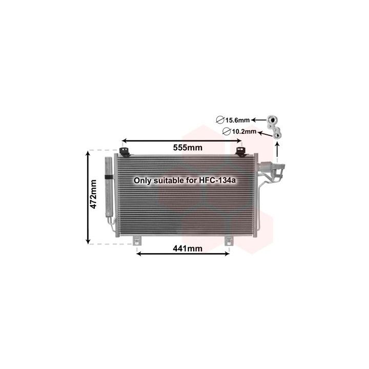 Kondensatorius, oro kondicionierius VAN WEZEL 27005260
