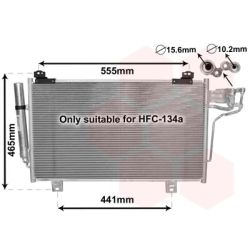 Kondensatorius, oro kondicionierius VAN WEZEL 27005261