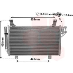Kondensatorius, oro kondicionierius VAN WEZEL 27005264