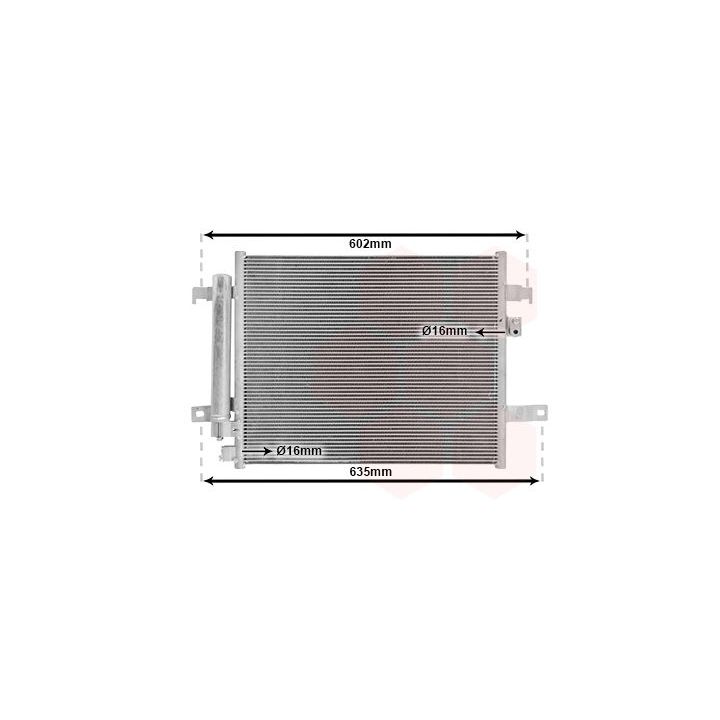 Kondensatorius, oro kondicionierius VAN WEZEL 27005294