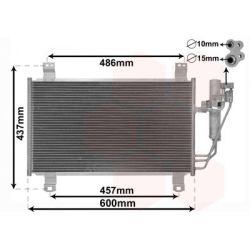 Kondensatorius, oro kondicionierius VAN WEZEL 27015701