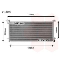 Kondensatorius, oro kondicionierius VAN WEZEL 28005044