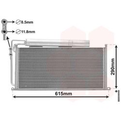 Kondensatorius, oro kondicionierius VAN WEZEL 29005007
