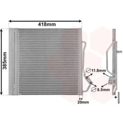 Kondensatorius, oro kondicionierius VAN WEZEL 29005010