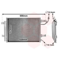 Kondensatorius, oro kondicionierius VAN WEZEL 32005177