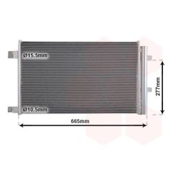 Kondensatorius, oro kondicionierius VAN WEZEL 33015703