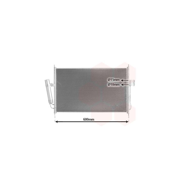 Kondensatorius, oro kondicionierius VAN WEZEL 36015701