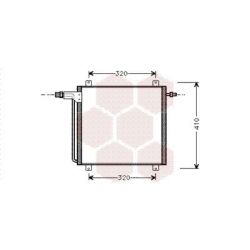 Kondensatorius, oro kondicionierius VAN WEZEL 43005200