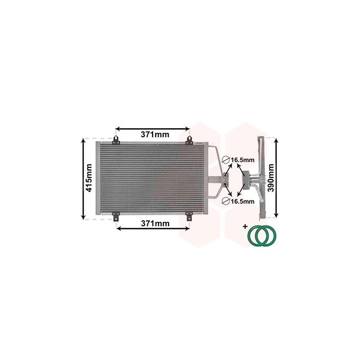 Kondensatorius, oro kondicionierius VAN WEZEL 43005201