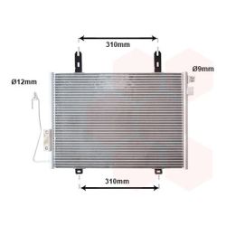 Kondensatorius, oro kondicionierius VAN WEZEL 43005221