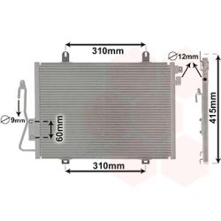 Kondensatorius, oro kondicionierius VAN WEZEL 43005232