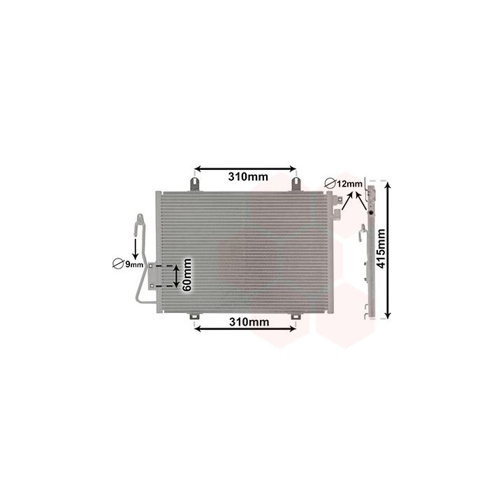 Kondensatorius, oro kondicionierius VAN WEZEL 43005232