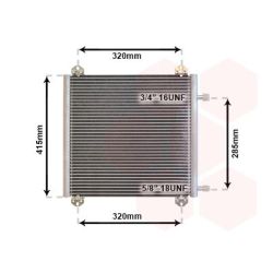 Kondensatorius, oro kondicionierius VAN WEZEL 43005235