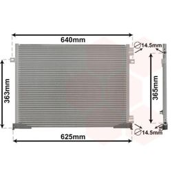 Kondensatorius, oro kondicionierius VAN WEZEL 43005339