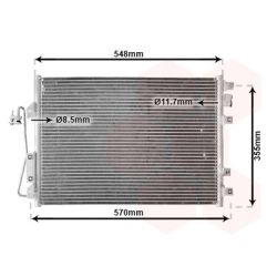 Kondensatorius, oro kondicionierius VAN WEZEL 43005340