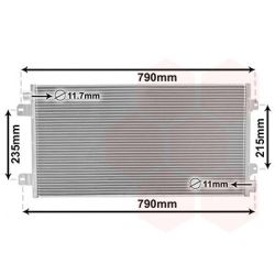 Kondensatorius, oro kondicionierius VAN WEZEL 43005342