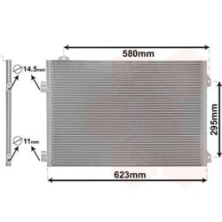 Kondensatorius, oro kondicionierius VAN WEZEL 43005347