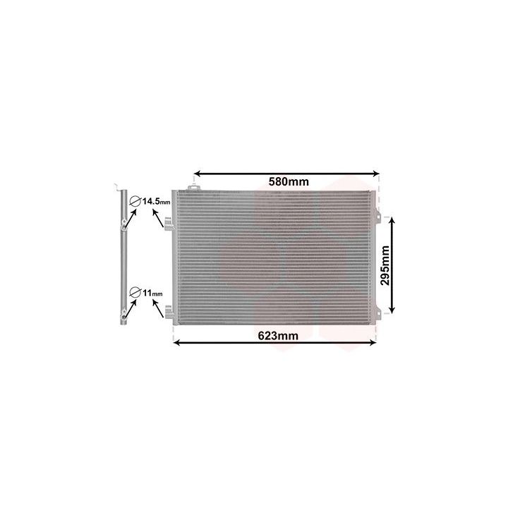 Kondensatorius, oro kondicionierius VAN WEZEL 43005347