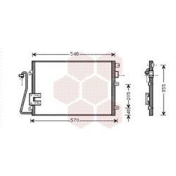 Kondensatorius, oro kondicionierius VAN WEZEL 43005376