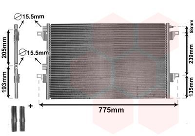 Kondensatorius, oro kondicionierius VAN WEZEL 43005382