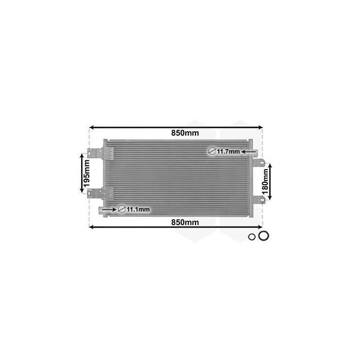 Kondensatorius, oro kondicionierius VAN WEZEL 43005443