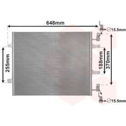 Kondensatorius, oro kondicionierius VAN WEZEL 43005459