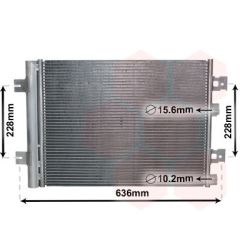 Kondensatorius, oro kondicionierius VAN WEZEL 43005467