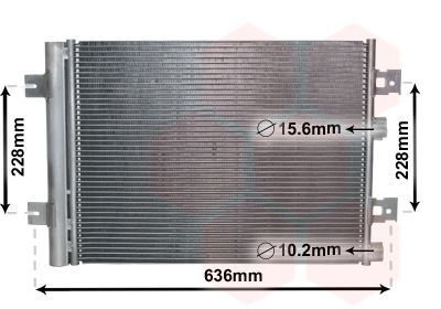 Kondensatorius, oro kondicionierius VAN WEZEL 43005467