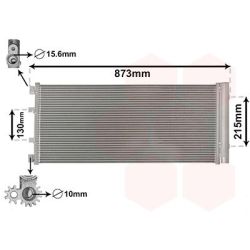 Kondensatorius, oro kondicionierius VAN WEZEL 43005475
