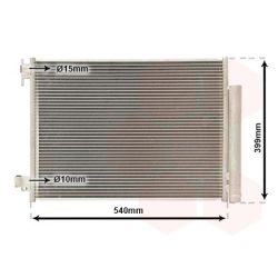 Kondensatorius, oro kondicionierius VAN WEZEL 43015701