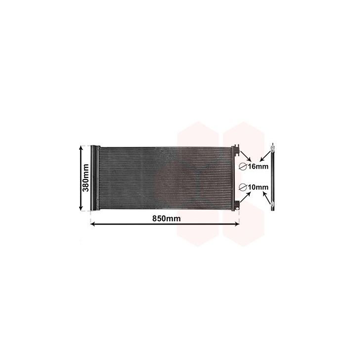 Kondensatorius, oro kondicionierius VAN WEZEL 43015702