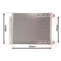 Kondensatorius, oro kondicionierius VAN WEZEL 43015703