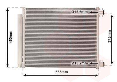 Kondensatorius, oro kondicionierius VAN WEZEL 43015703