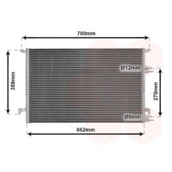 Kondensatorius, oro kondicionierius VAN WEZEL 47005060
