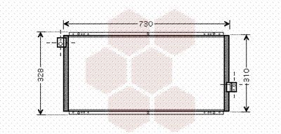 Kondensatorius, oro kondicionierius VAN WEZEL 51005062