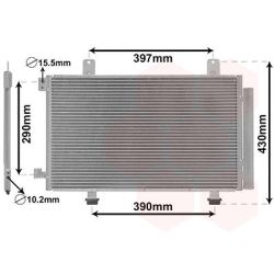 Kondensatorius, oro kondicionierius VAN WEZEL 52005090